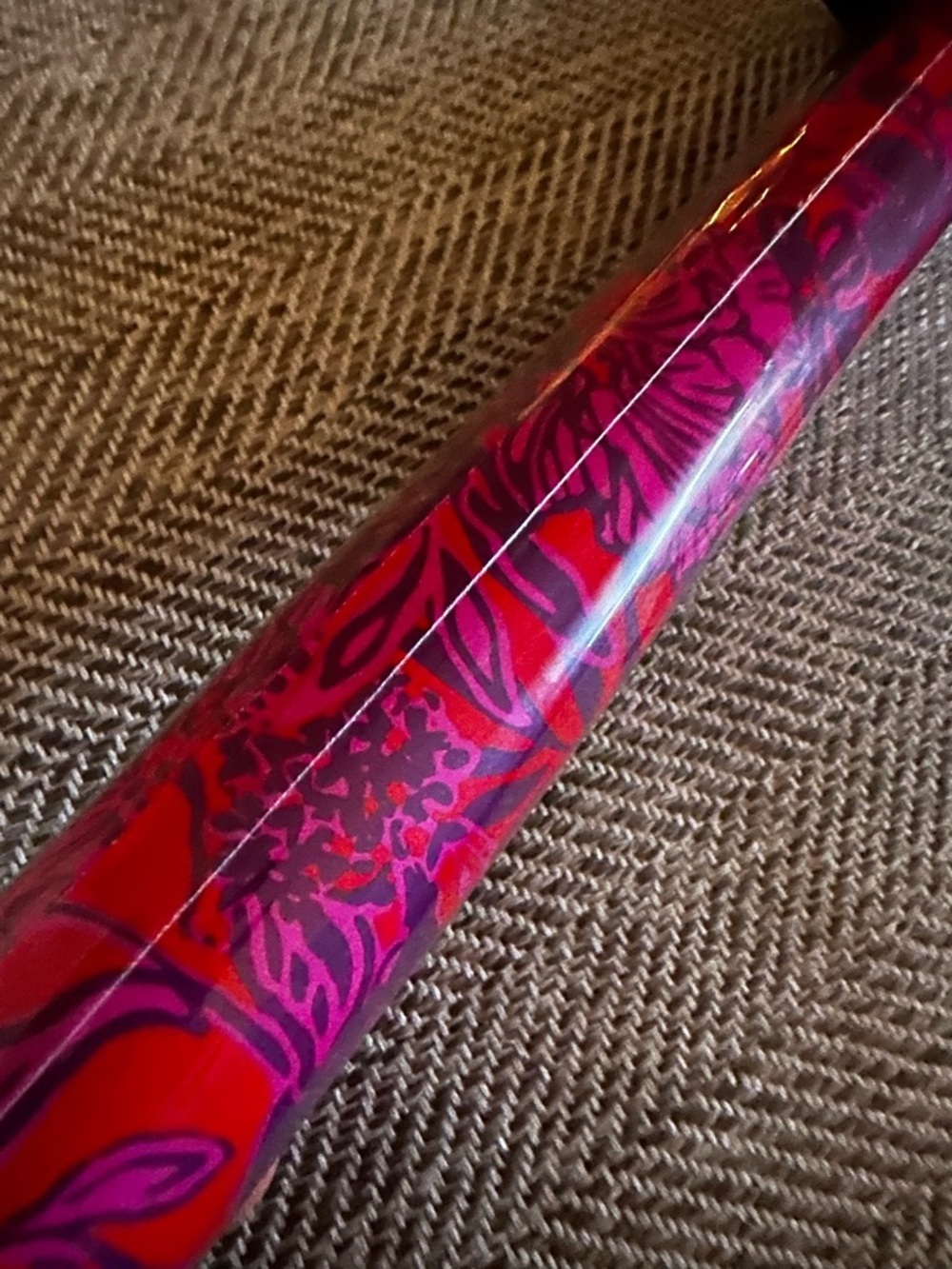 Lilly Pulitzer Pink and Fuchsia Floral Roll of Gift Wrap